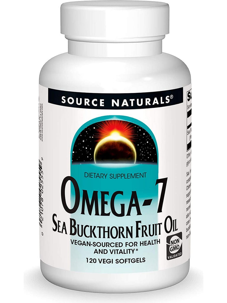 Source Naturals, Omega-7 Sea Buckthorn Fruit Oil, 120 vegi softgels