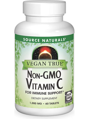 Source Naturals, Vegan True® Non-GMO Vitamin C 1000 mg, 60 tablets
