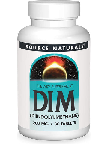 Source Naturals, DIM (Diindolylmethane) 200 mg, 30 tablets