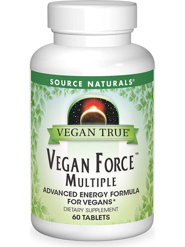 Source Naturals, Vegan True® Vegan Force™ Multiple, 60 tablets