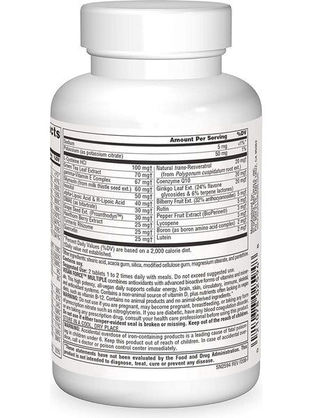 Source Naturals, Vegan True® Vegan Force™ Multiple, 60 tablets