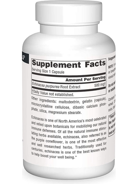 Source Naturals, Echinacea Root 500 mg, 50 capsules