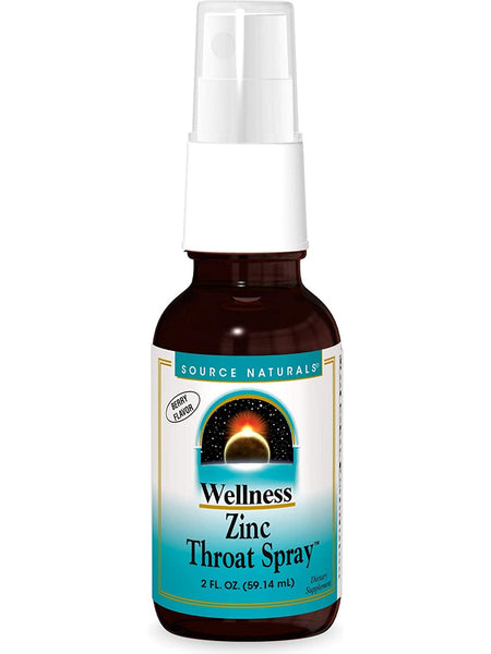 Source Naturals, Wellness Zinc Throat Spray™, Berry, 2 fl oz
