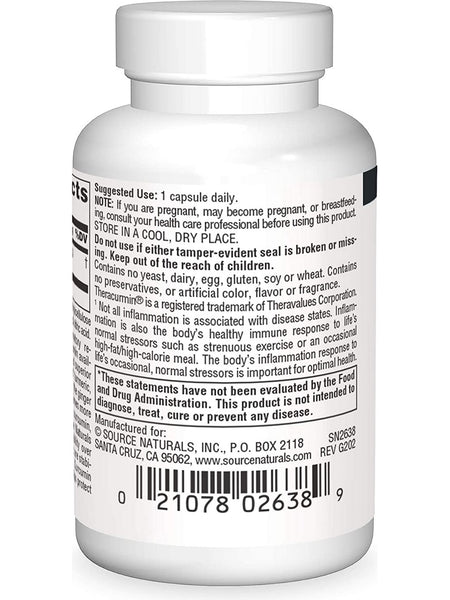 Source Naturals, Theracurmin® 300 mg, 30 vegetarian capsules