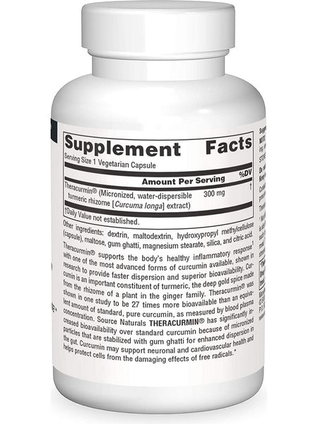 Source Naturals, Theracurmin® 300 mg, 60 vegetarian capsules