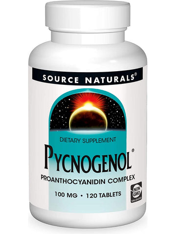 Source Naturals, Pycnogenol® 100 mg, 120 tablets