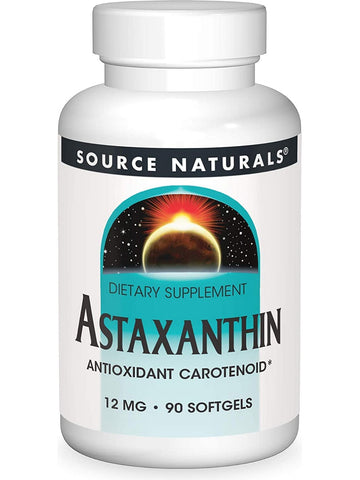 Source Naturals, Astaxanthin 12 mg, 90 softgels
