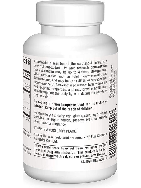 Source Naturals, Astaxanthin 12 mg, 90 softgels