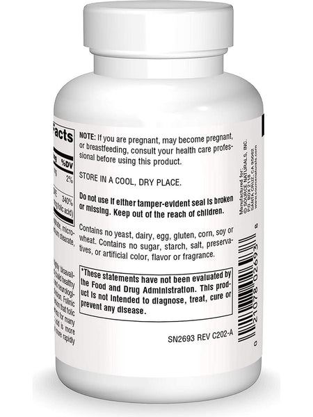 Source Naturals, MegaFolinic™ 800 mcg, 240 tablets