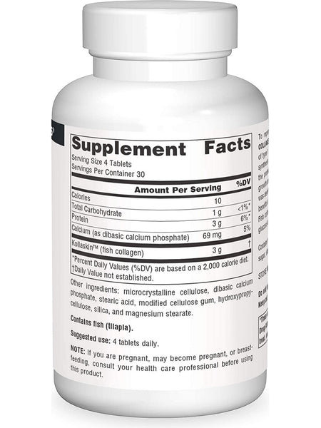 Source Naturals, Collagen From Fish, 120 tablets