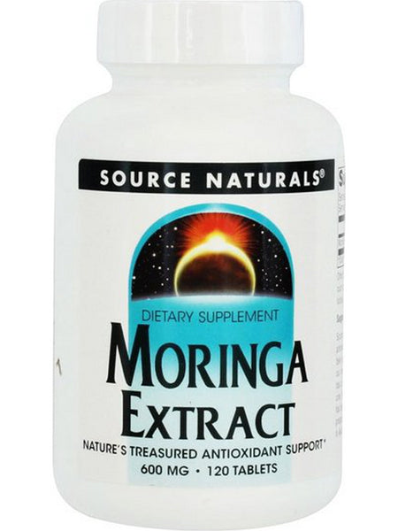 Source Naturals, Moringa Extract 600 mg, 120 tablets