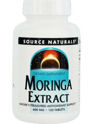 Source Naturals, Moringa Extract 600 mg, 120 tablets