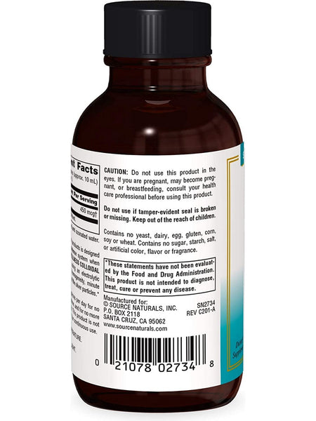 Source Naturals, Wellness Colloidal Silver™ 45 ppm, 2 fl oz