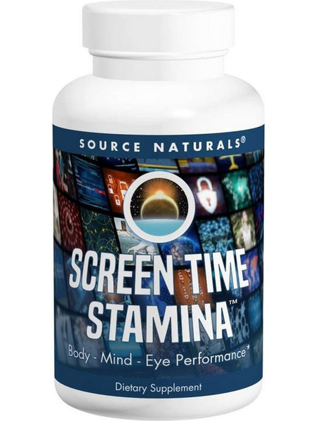 Source Naturals, Screen Time Stamina®, 120 tablets