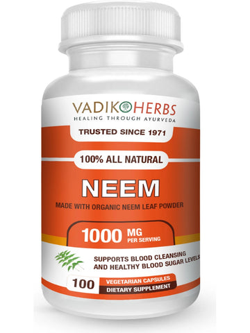 Neem, 100 ct, Vadik Herbs