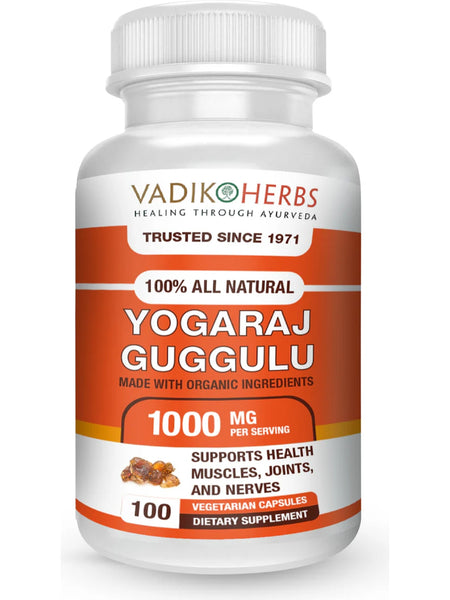 Vadik Herbs, Yogaraj Guggulu, 100 ct