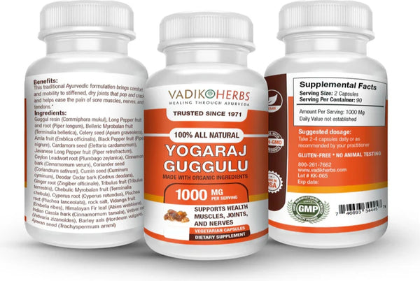 Vadik Herbs, Yogaraj Guggulu, 100 ct