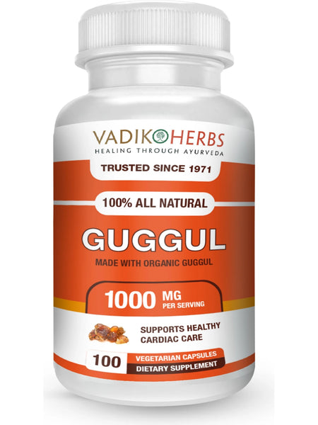 Vadik Herbs, Guggul, 100 ct