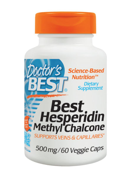 Doctor's Best, Hesperidin Methyl Chalcone, 500mg, 60 veggie caps