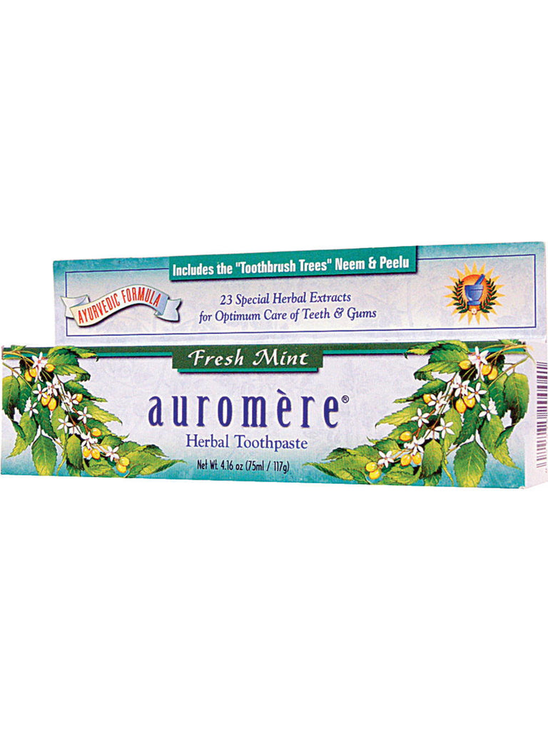 Herbal Toothpaste, Fresh Mint, 4.16 oz, Auromere