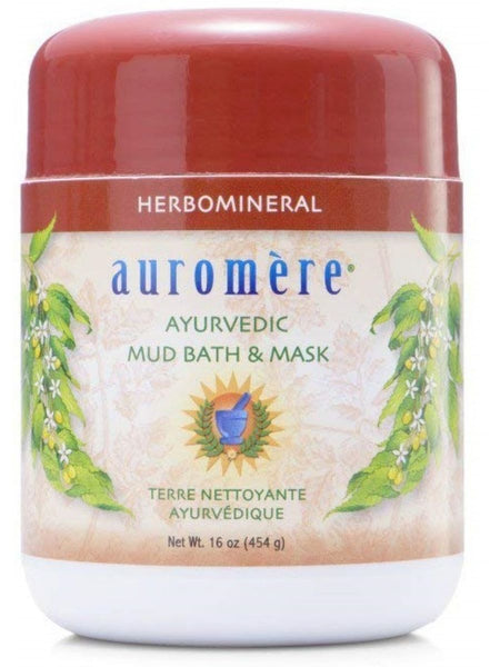 Auromere, Ayurvedic Herbomineral Mudbath Powder, 16 oz