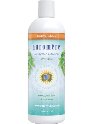 Neem Plus 5 Herb Shampoo, 16 oz, Auromere
