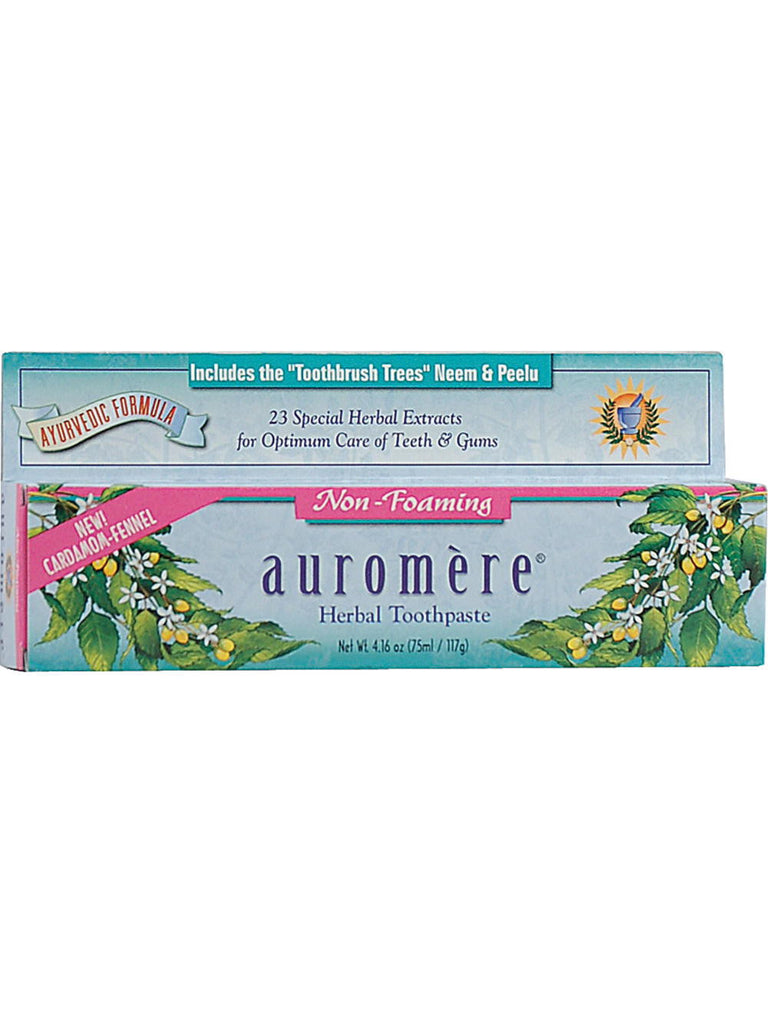 Herbal Toothpaste, SLS-Free Non-Foaming, 4.16 oz, Auromere