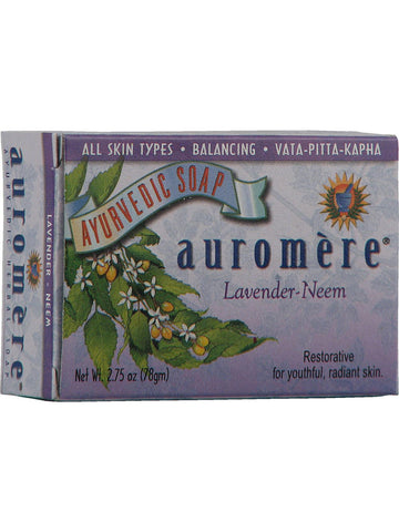 Lavender-Neem Soap, 2.75 oz, Auromere