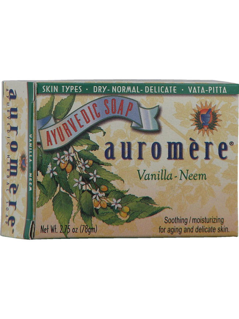 Vanilla-Neem Soap, 2.75 oz, Auromere