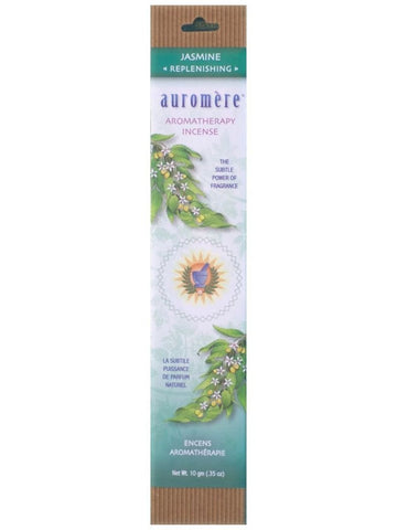 Auromere, Aromatherapy Incense Jasmine, 10 g, 10 sticks