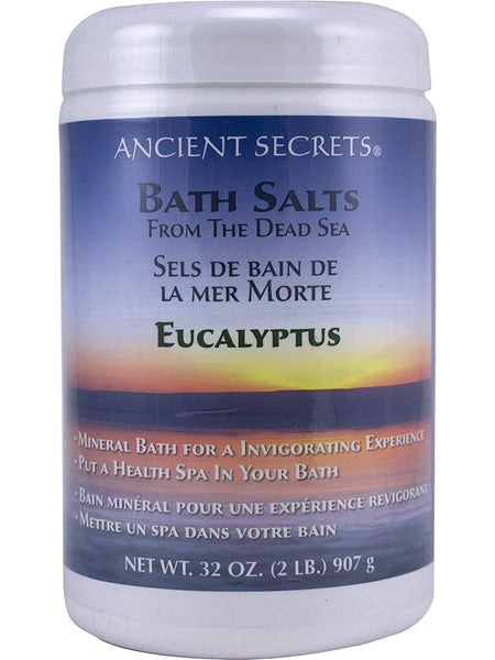Ancient Secrets, Bath Salts From The Dead Sea Eucalyptus, 32 oz