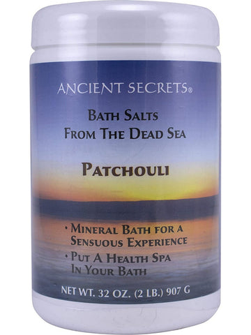 Ancient Secrets, Bath Salts From The Dead Sea Patchouli, 32 oz