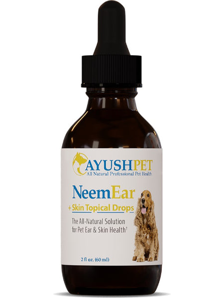 Ayush Herbs, Pet NeemEar Drops, 2 fl oz, 60 ml
