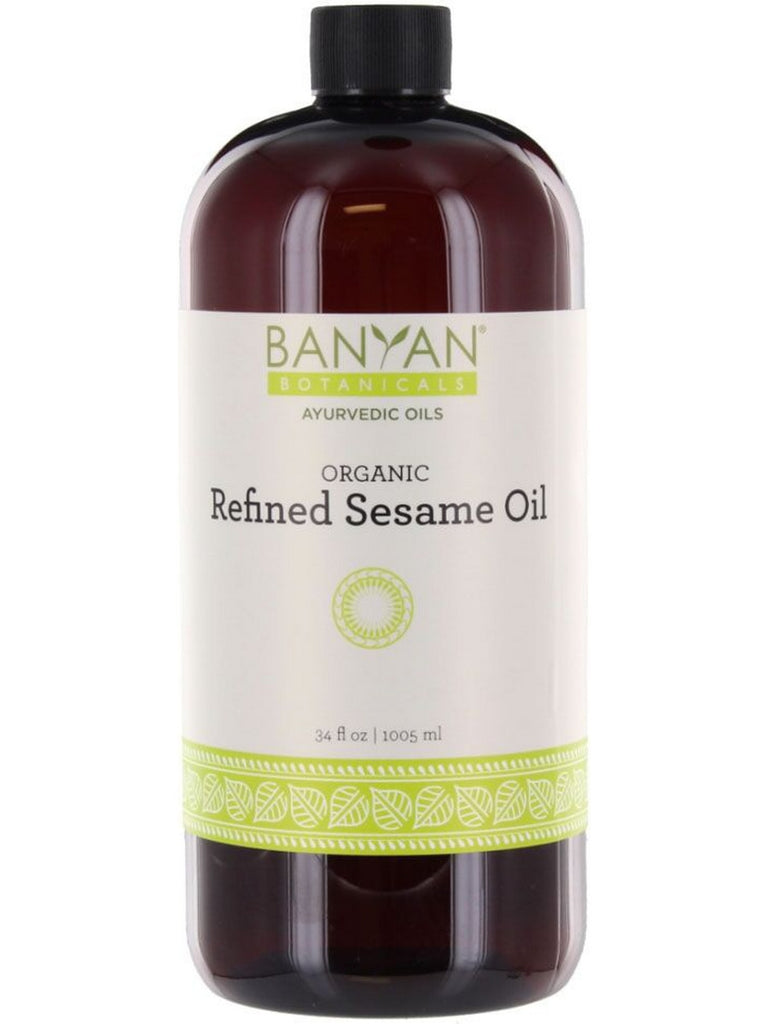 Banyan Botanicals, Refined Sesame Oil, 34 fl oz