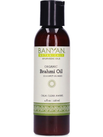 Banyan Botanicals, Brahmi Oil (Coconut Oil Base), 4 fl oz
