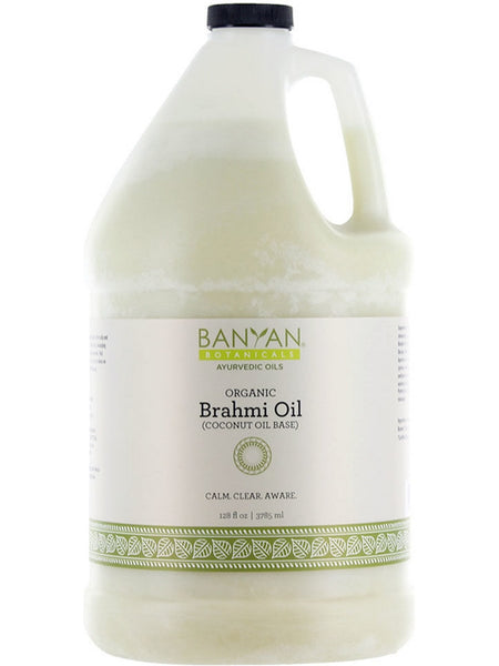 Banyan Botanicals, Brahmi Oil (Coconut Oil Base), 128 fl oz