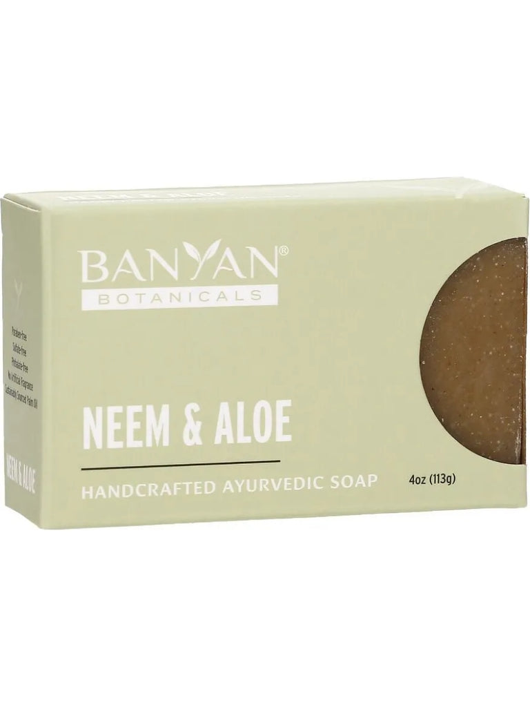 Banyan Botanicals, Neem & Aloe Soap, 4 oz Bar