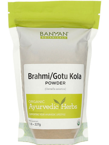 Banyan Botanicals, Brahmi/Gotu Kola Powder, 1/2 lb