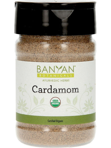 Banyan Botanicals, Cardamom Powder, spice jar