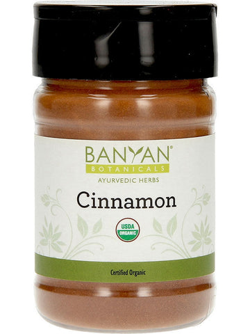 Banyan Botanicals, Cinnamon Powder, spice jar