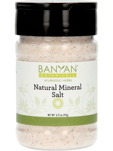 Banyan Botanicals, Salt, Natural Mineral, spice jar