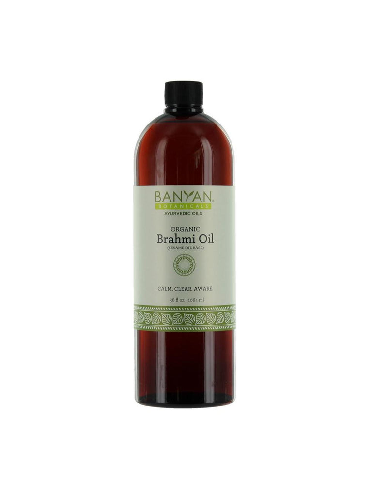 Brahmi Oil, Organic, 34 fl oz, Banyan Botanicals