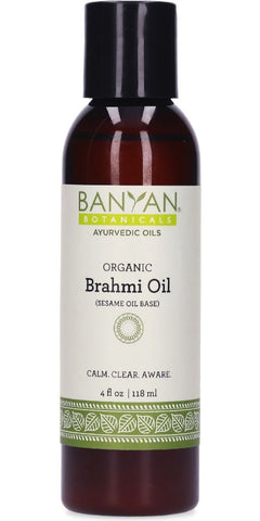 Brahmi Oil, Organic, 4 fl oz, Banyan Botanicals