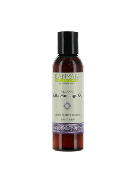 Pitta Massage Oil, Organic, 4 fl oz, Banyan Botanicals
