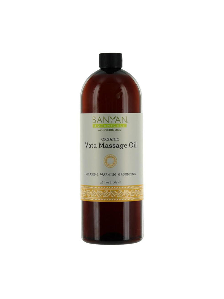 Vata Massage Oil, Organic, 34 fl oz, Banyan Botanicals