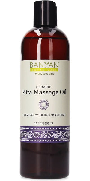 Pitta Massage Oil, 12 fl oz, Banyan Botanicals