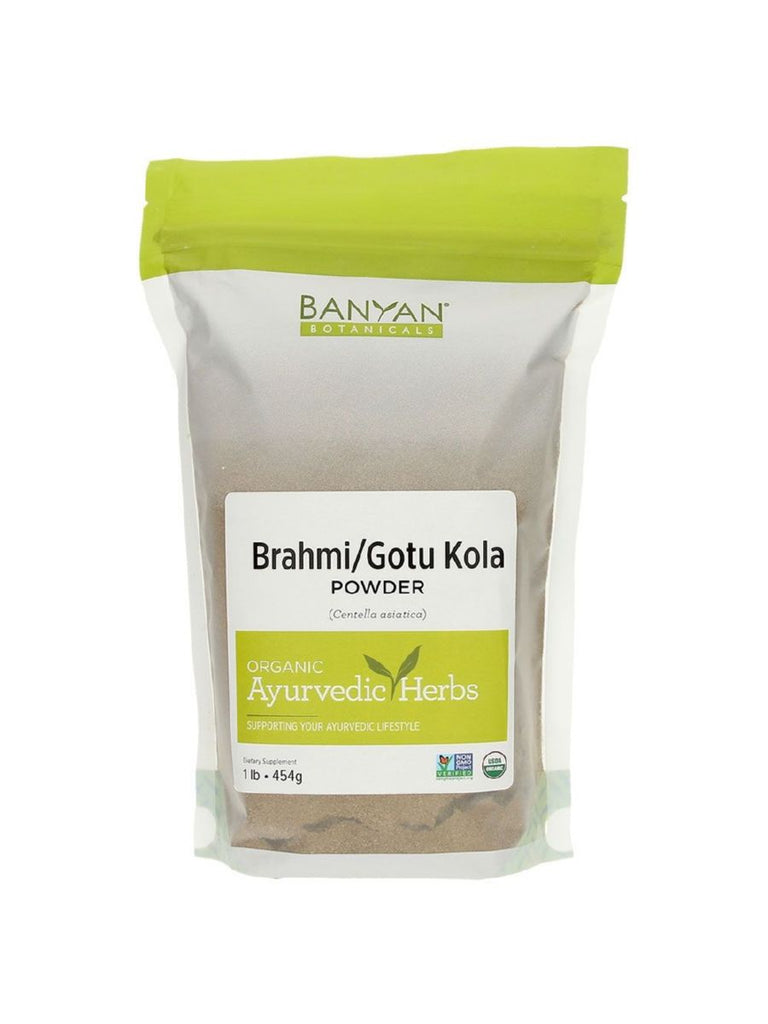 Banyan Botanicals, Brahmi Gotu Kola Powder, 1 lb