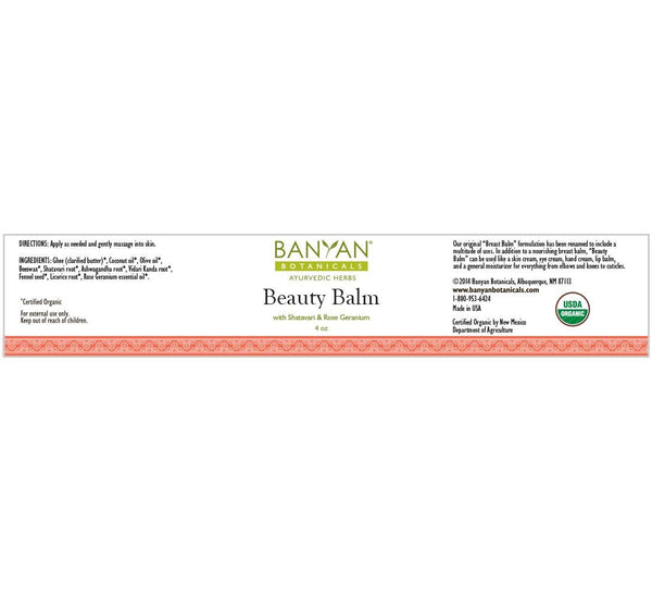 Banyan Botanicals, Beauty Balm, 4 oz