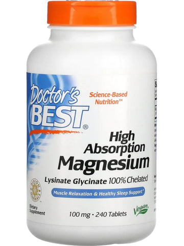 High Absorption Magnesium, 100 mg, 240 ct, Doctor's Best