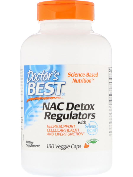 Doctor's Best, NAC Detox Regulators, 180 vegicaps